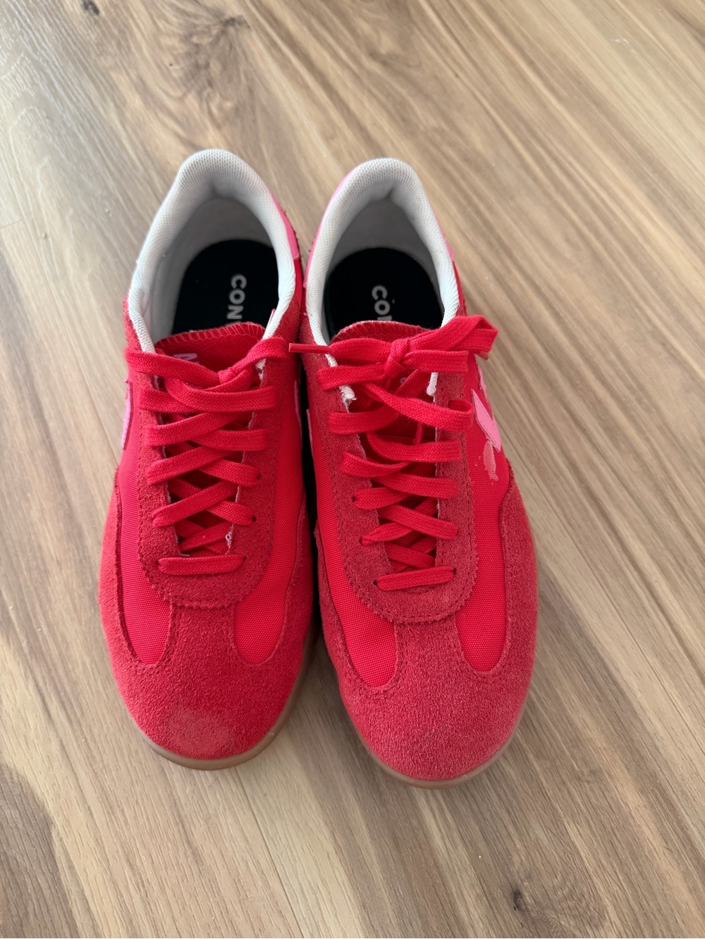 Converse Red Women's Low-Top Sneakers